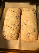Load image into Gallery viewer, “NAKED” No-Topping BISCOTTI: Chocolate Chip, Double Chocolate, Lemon Poppy, Pumpkin Spice, Gingerbread