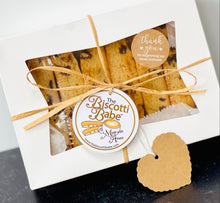 Load image into Gallery viewer, “NAKED” No-Topping BISCOTTI: Chocolate Chip, Double Chocolate, Lemon Poppy, Pumpkin Spice, Gingerbread