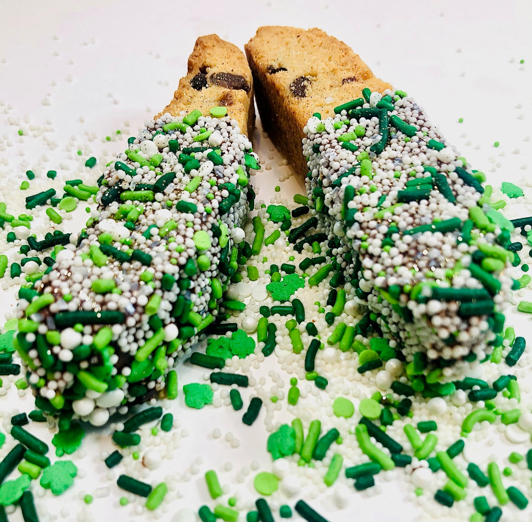 St. Patrick's Day Biscotti